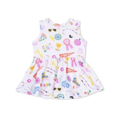 Bamboo Peplum Top & Bike Short Set | Girl Power