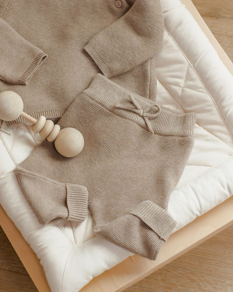 Knit Pant | Heathered Mocha