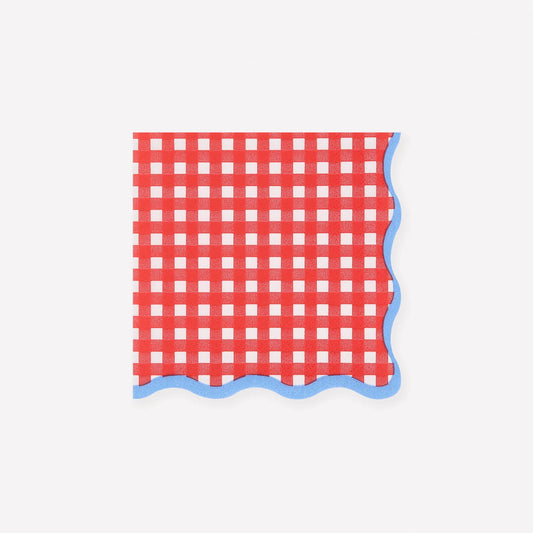Small Napkins | Red Gingham