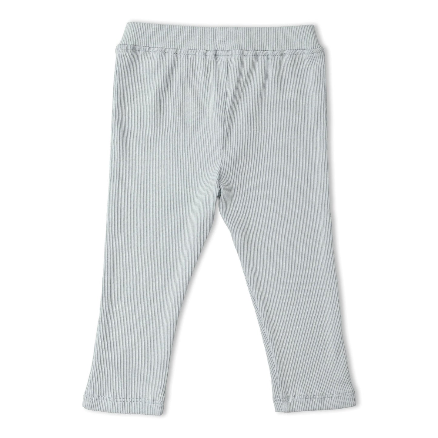 Organic Lace Collar Onesie & Tights Set | Fog