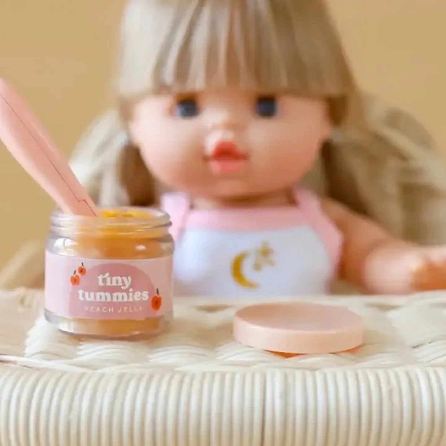 Tiny Tummies Food Jar and Spoon | Banana Custard