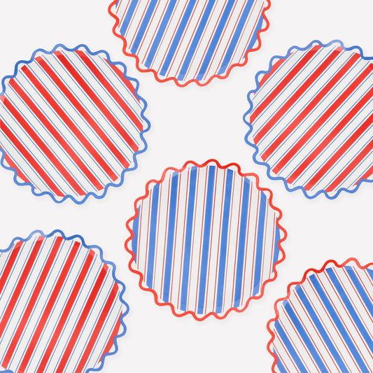 Side Plates | Nautical Striped