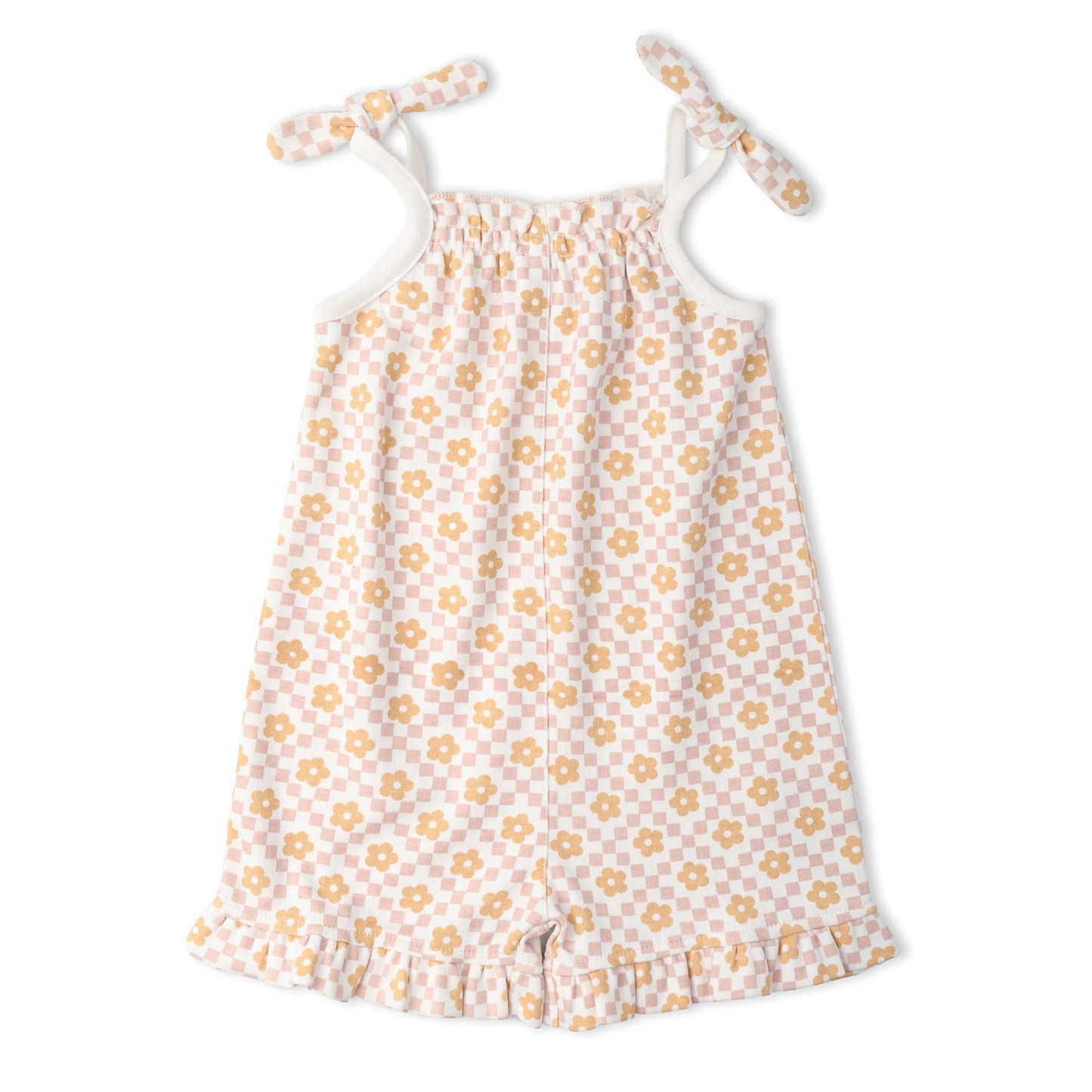 Organic Ruffle Jumpsuit | Pop Floral