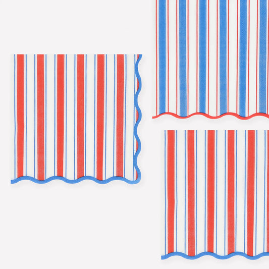 Large Napkins | Nautical Striped