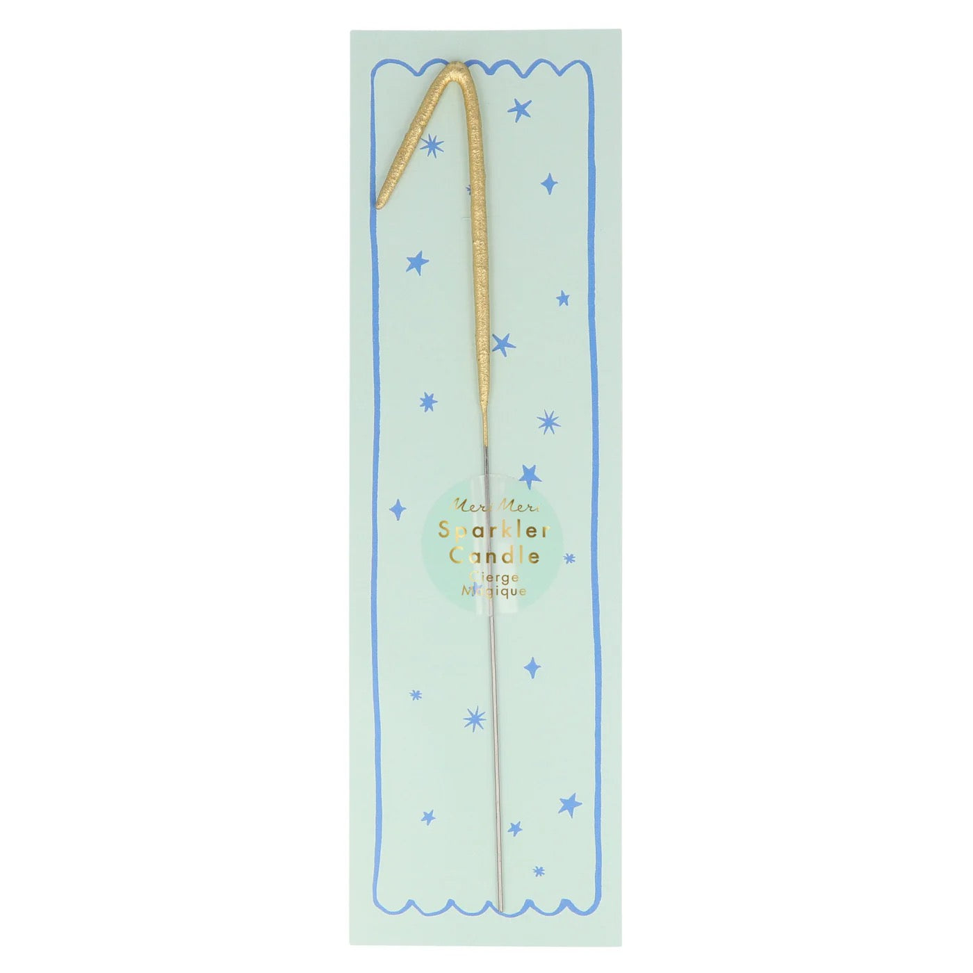 Gold Sparkler Candle | Numbers 0 - 9