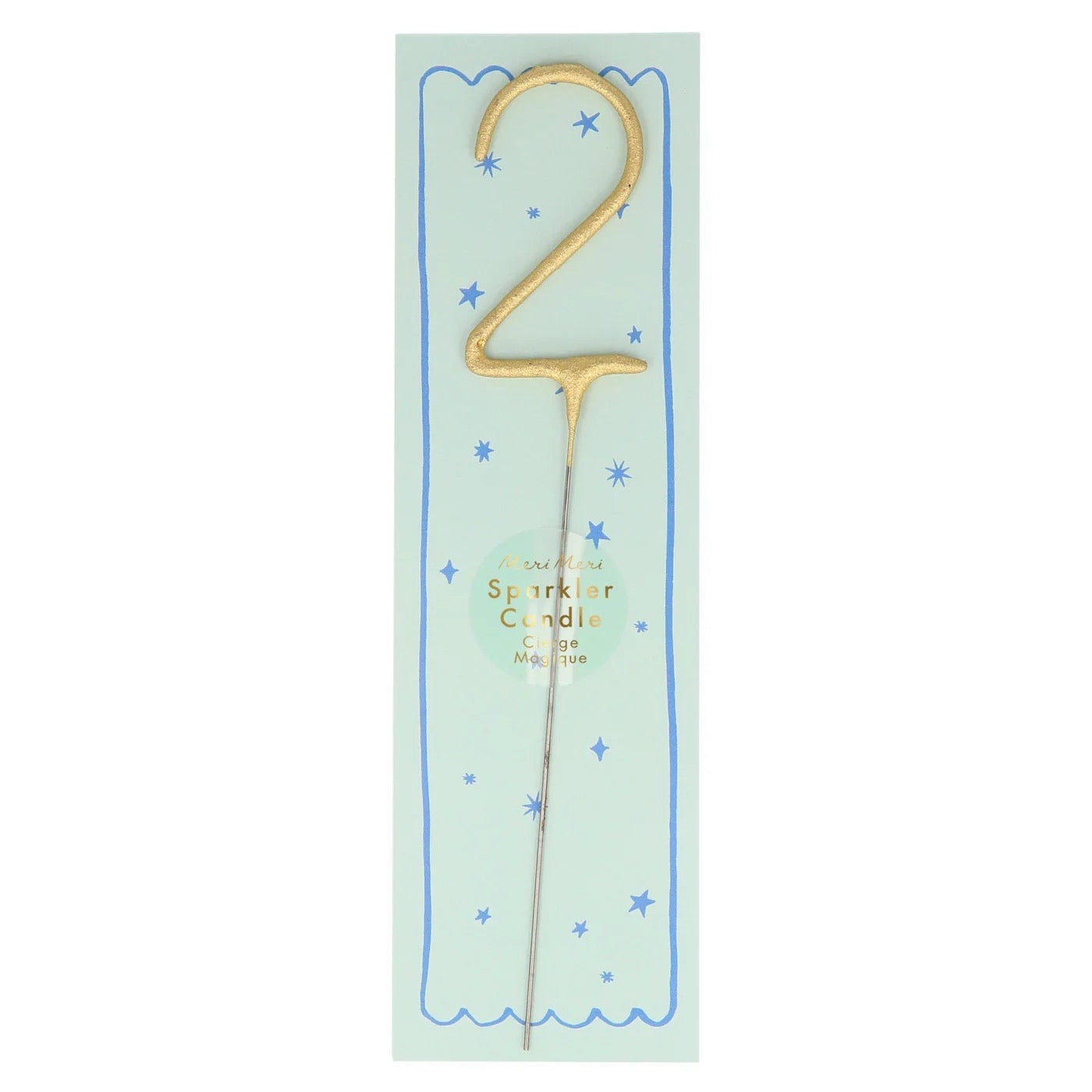 Gold Sparkler Candle | Numbers 0 - 9