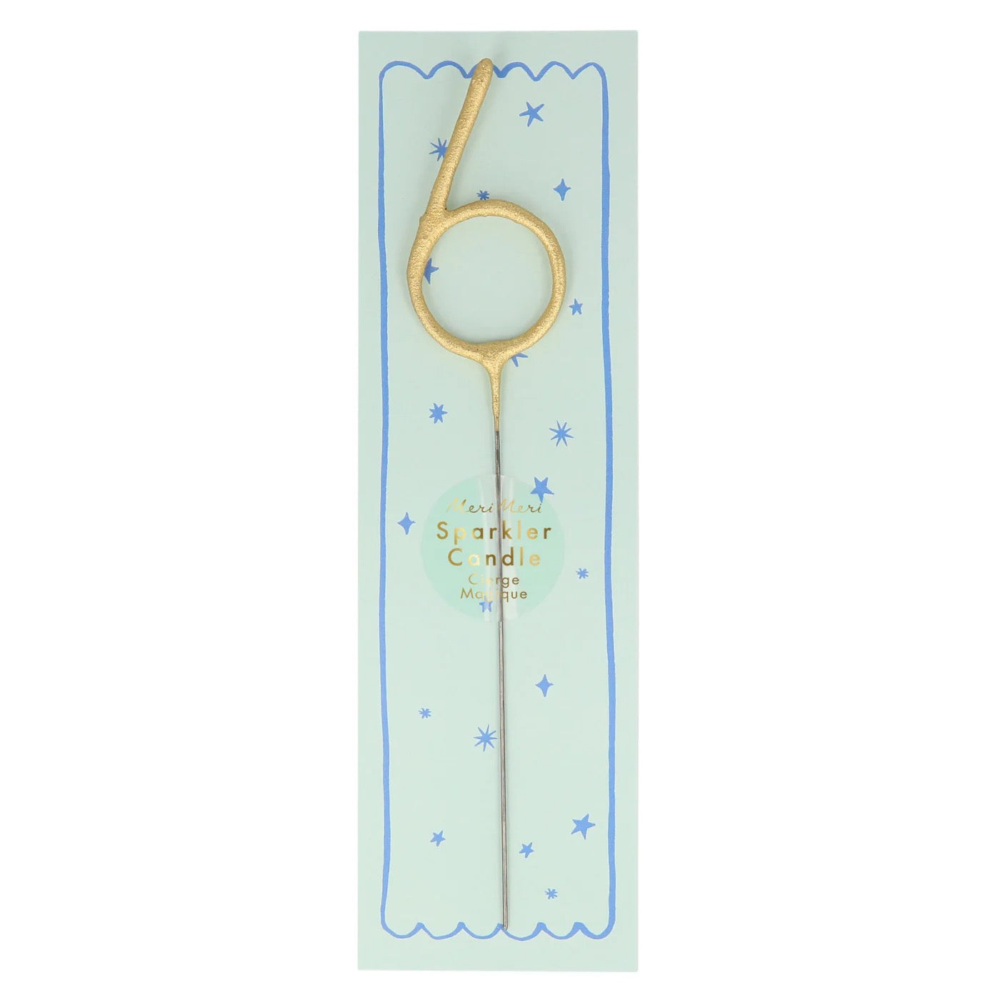 Gold Sparkler Candle | Numbers 0 - 9