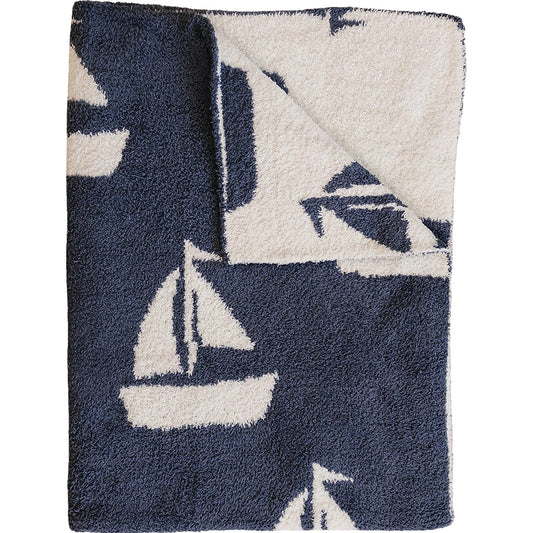 Plush Blanket | Sailboat