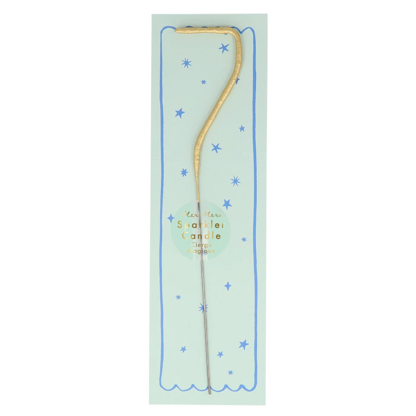 Gold Sparkler Candle | Numbers 0 - 9