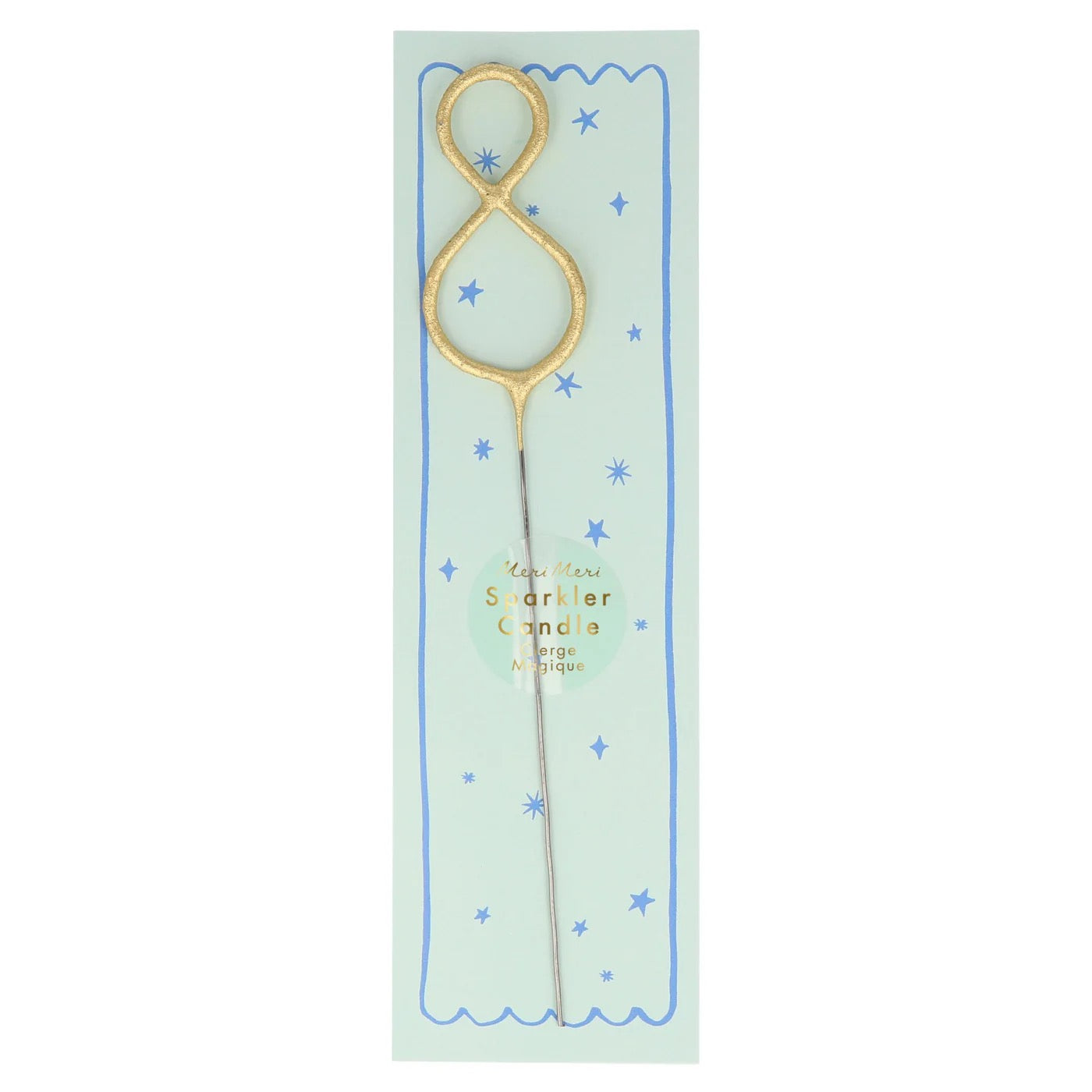 Gold Sparkler Candle | Numbers 0 - 9