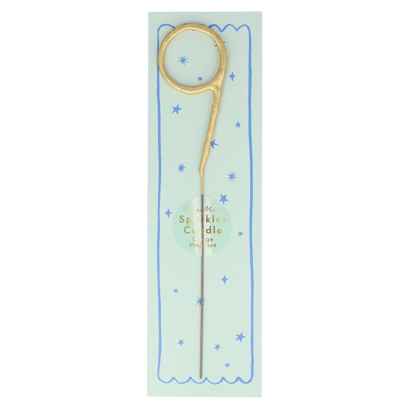 Gold Sparkler Candle | Numbers 0 - 9