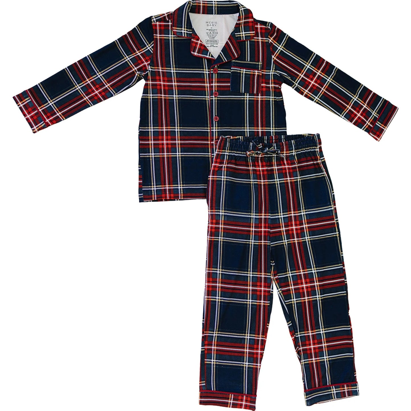 Collard Pajama Set | Christmas Plaid