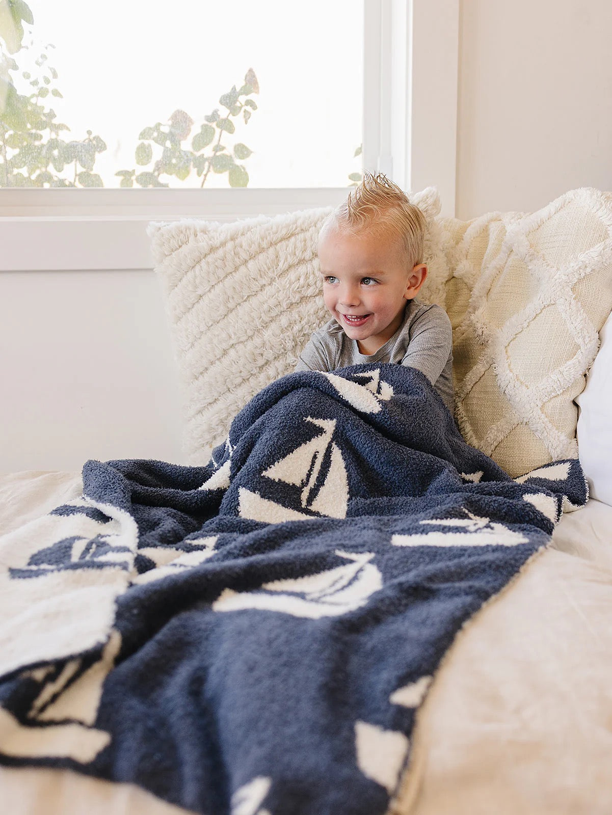 Plush Blanket | Sailboat