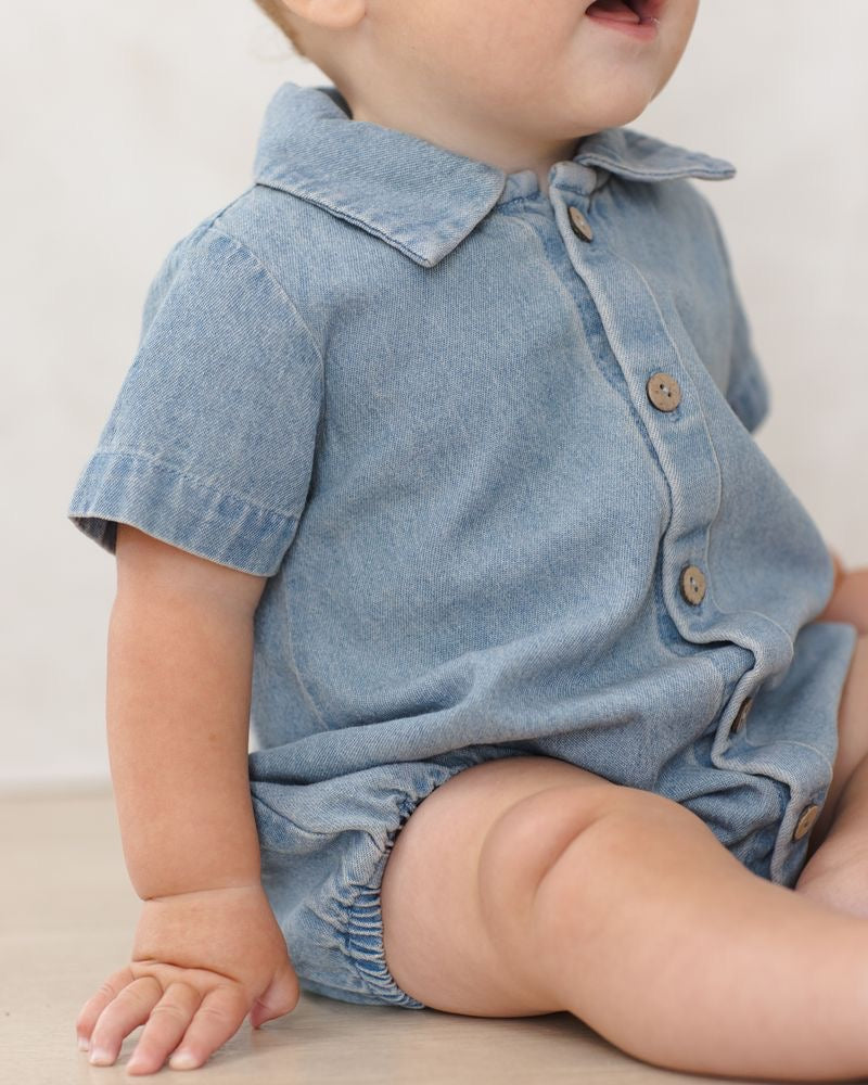 Matteo Romper | Chambray
