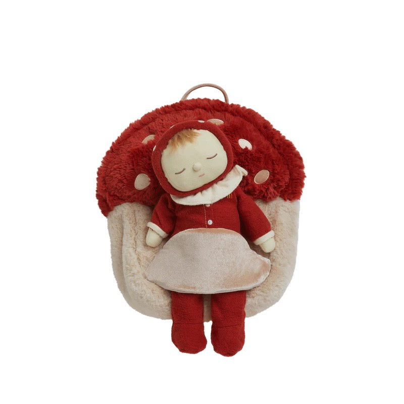 Hopalong Mushroom Backpack | Red