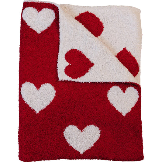 Plush Blanket | Hearts