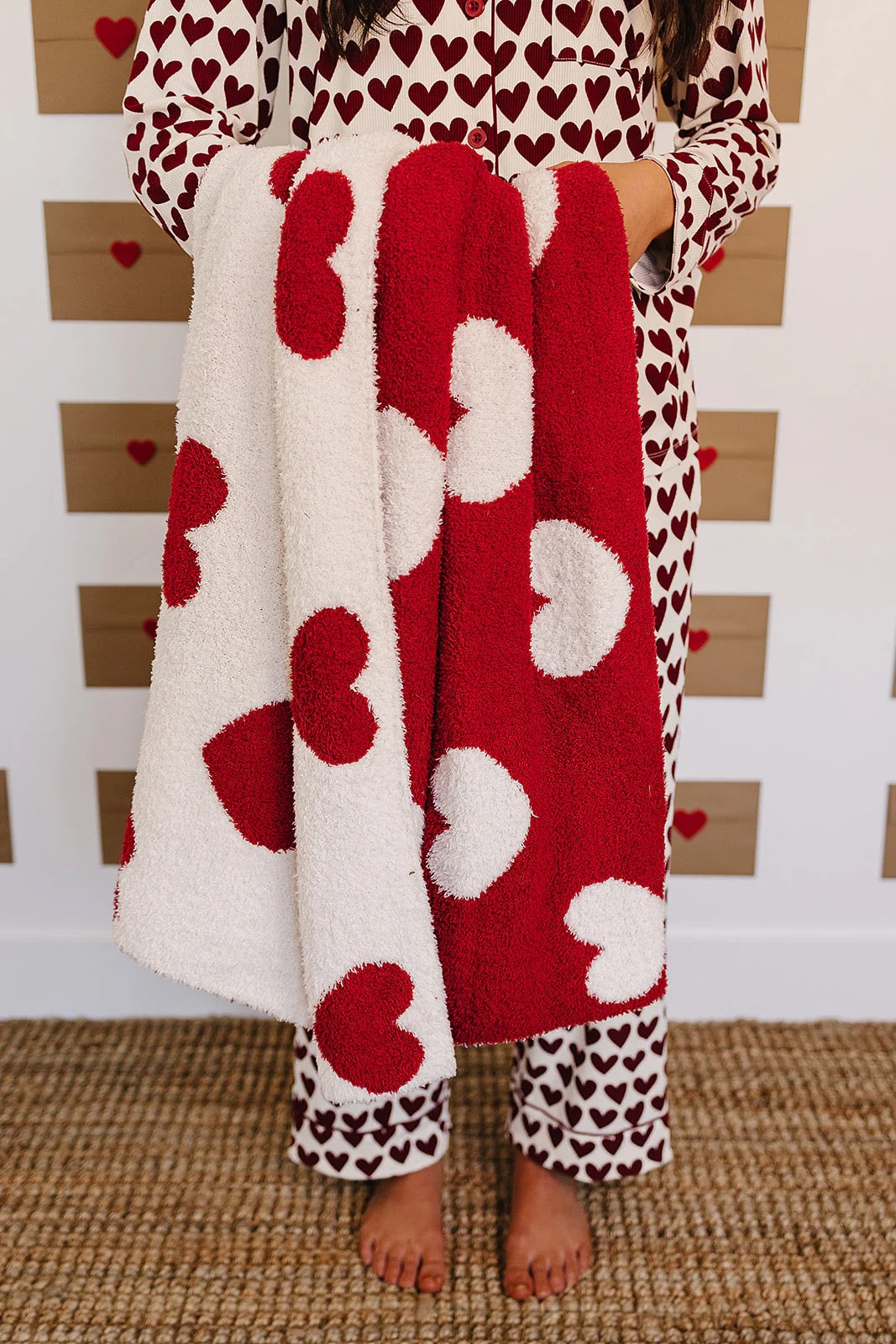 Plush Blanket | Hearts