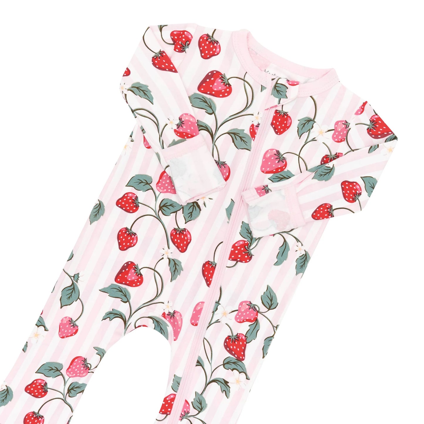 Zippered Romper | Strawberry Fields
