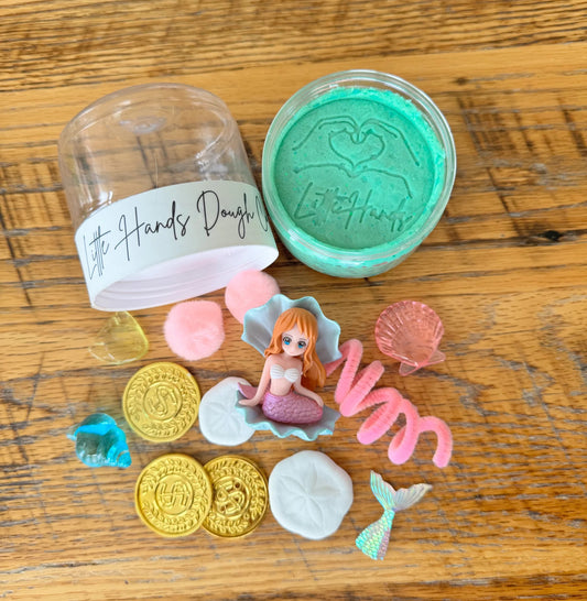 Playdough To-Go Jars | Mermaid