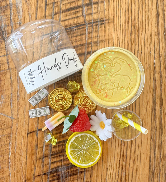Playdough To-Go Jar | Lemonade