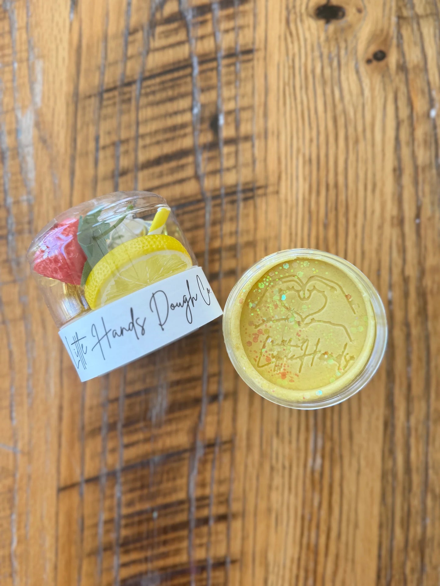 Playdough To-Go Jar | Lemonade