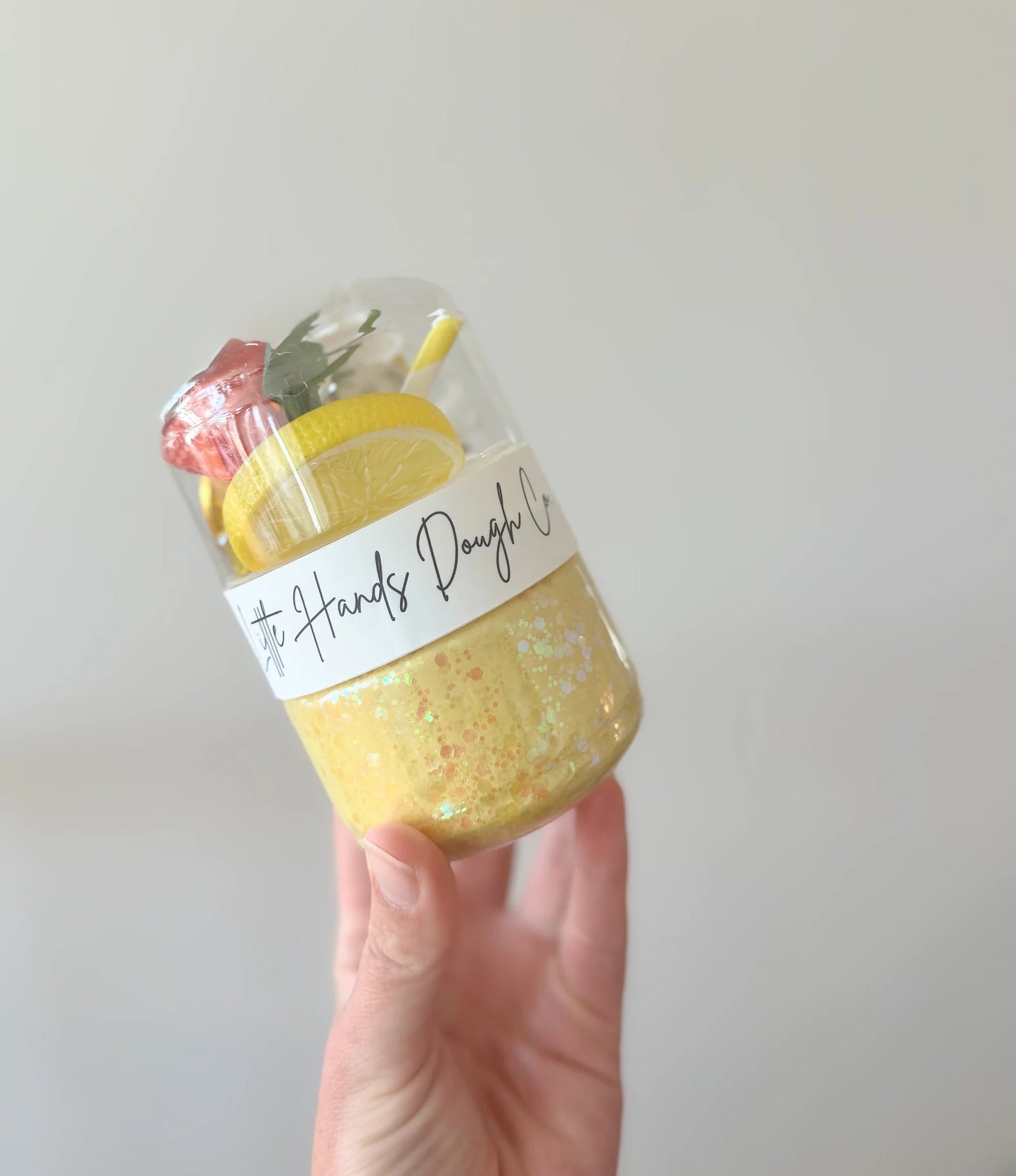 Playdough To-Go Jar | Lemonade