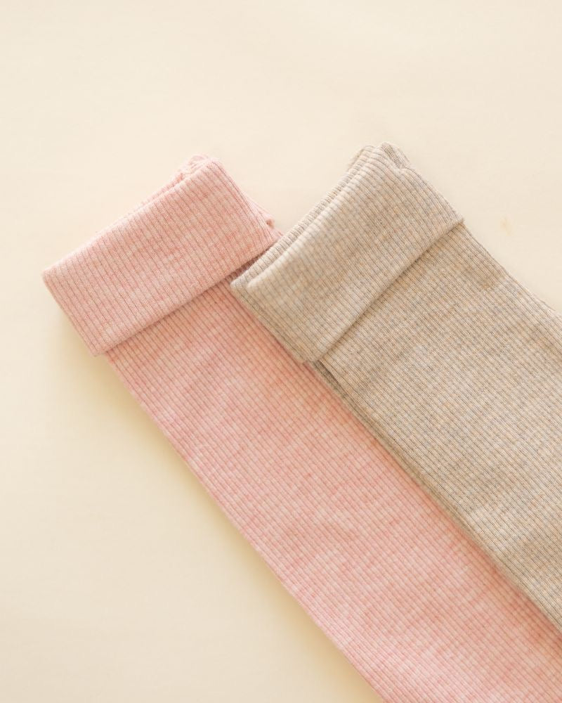 Ribbed Legging | Rose