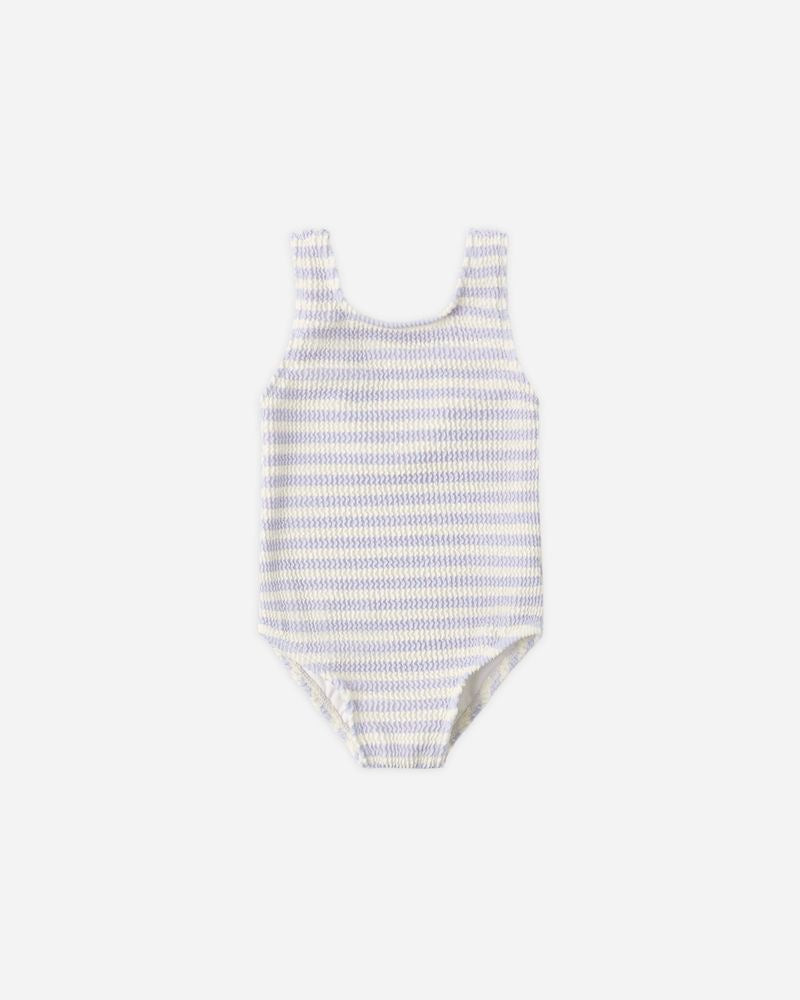 Moxie One-Piece | Periwinkle Stripe