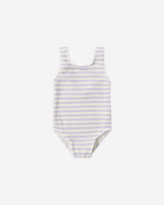 Moxie One-Piece | Periwinkle Stripe