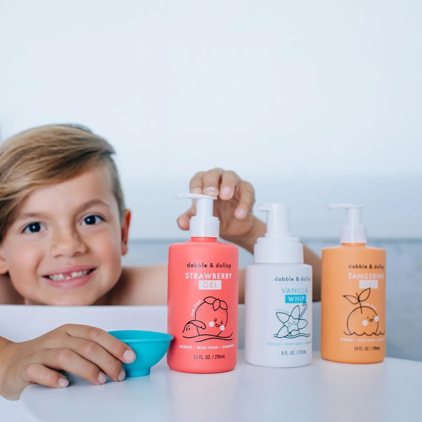 All Natural Shampoo, Body Wash & Bubbles | Strawberry