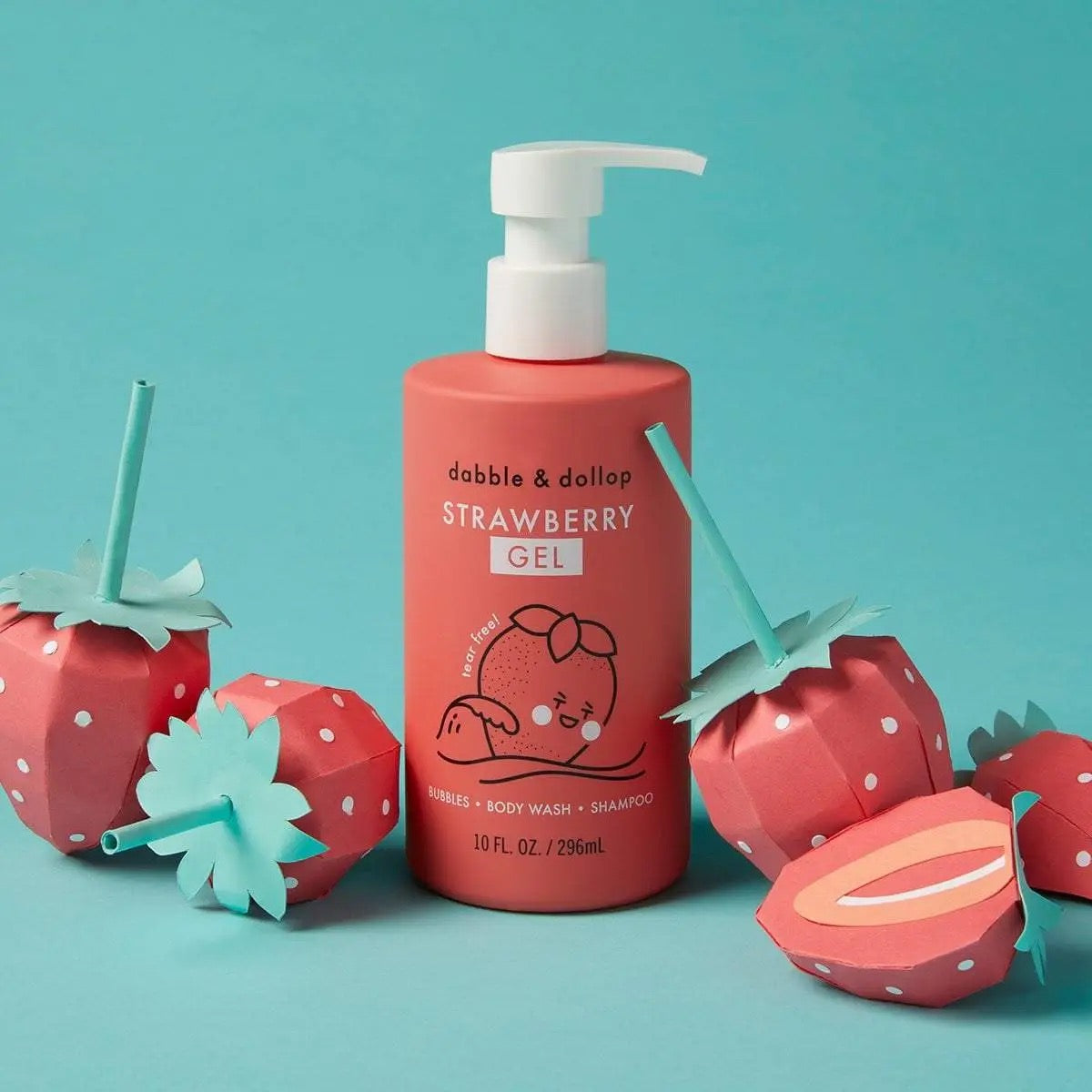 All Natural Shampoo, Body Wash & Bubbles | Strawberry