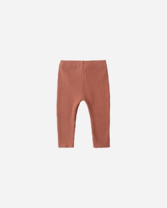 Ribbed Legging | Red
