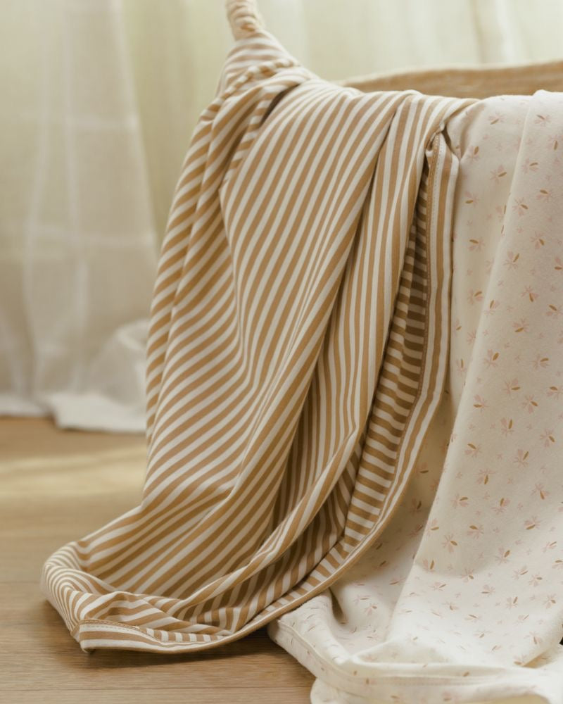 Baby Swaddle | Honey Stripe