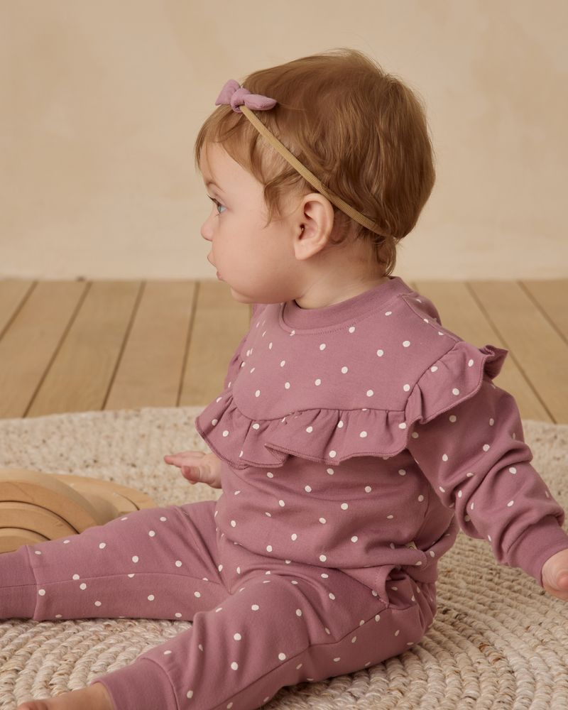 Relaxed Fleece Sweatpant | Polka Dot