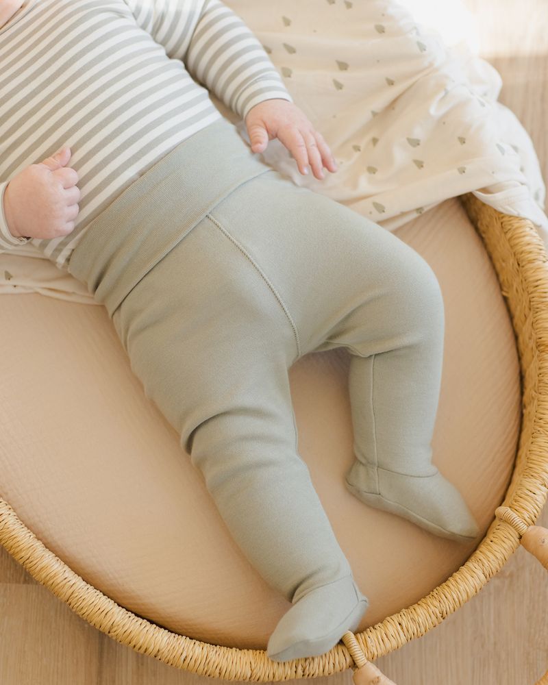 Side Snap Bodysuit + Pant Set | Fern Stripe