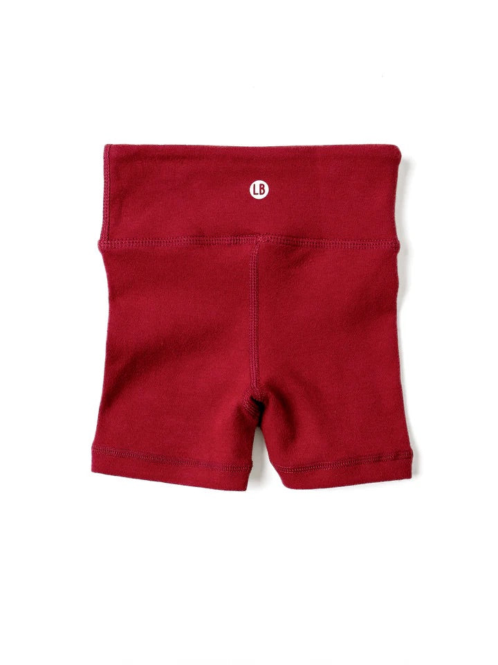 Elevated Biker Short I Red