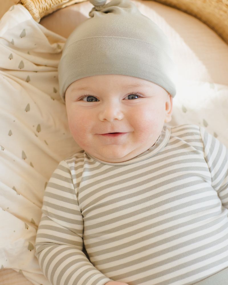 Side Snap Bodysuit + Pant Set | Fern Stripe
