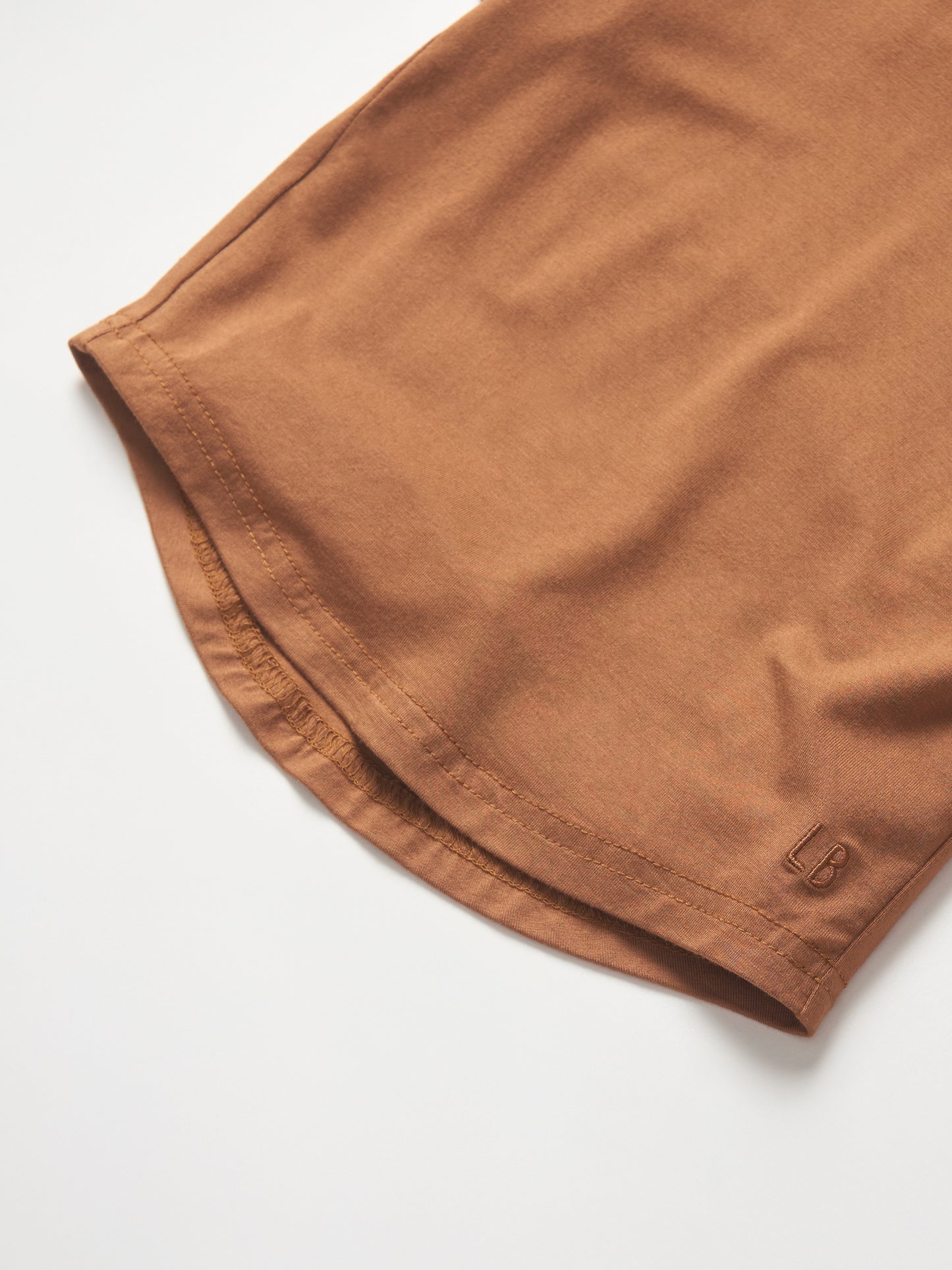 Oversized Bamboo Tee | Chestnut