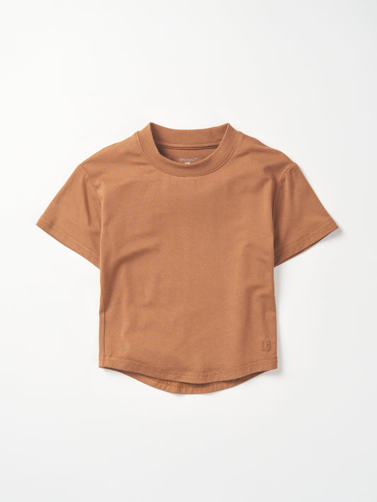 Oversized Bamboo Tee | Chestnut