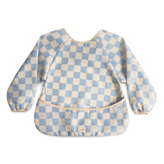 Long Sleeve Bib I Blue Check