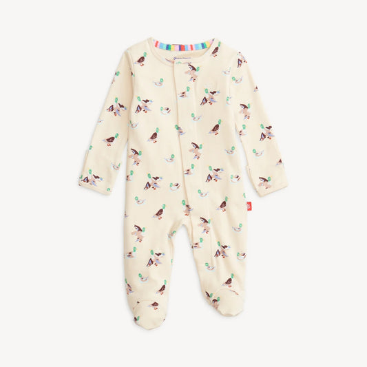Organcis Cotton Magnetic Footie | Quack Me Up