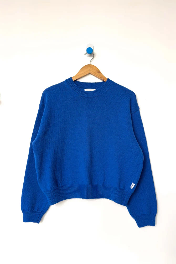 Milo Cotton Sweater | Colbalt