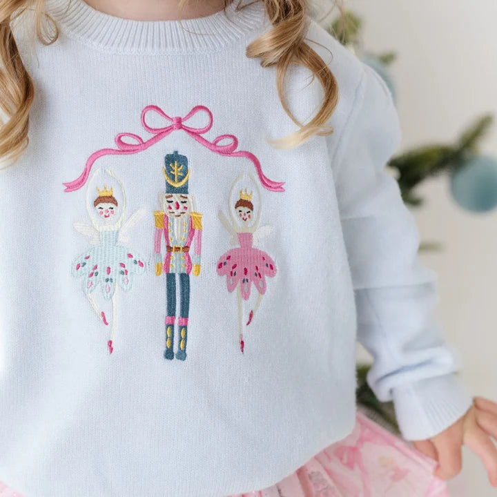 Embroidered Christmas Sweater | Nutcracker