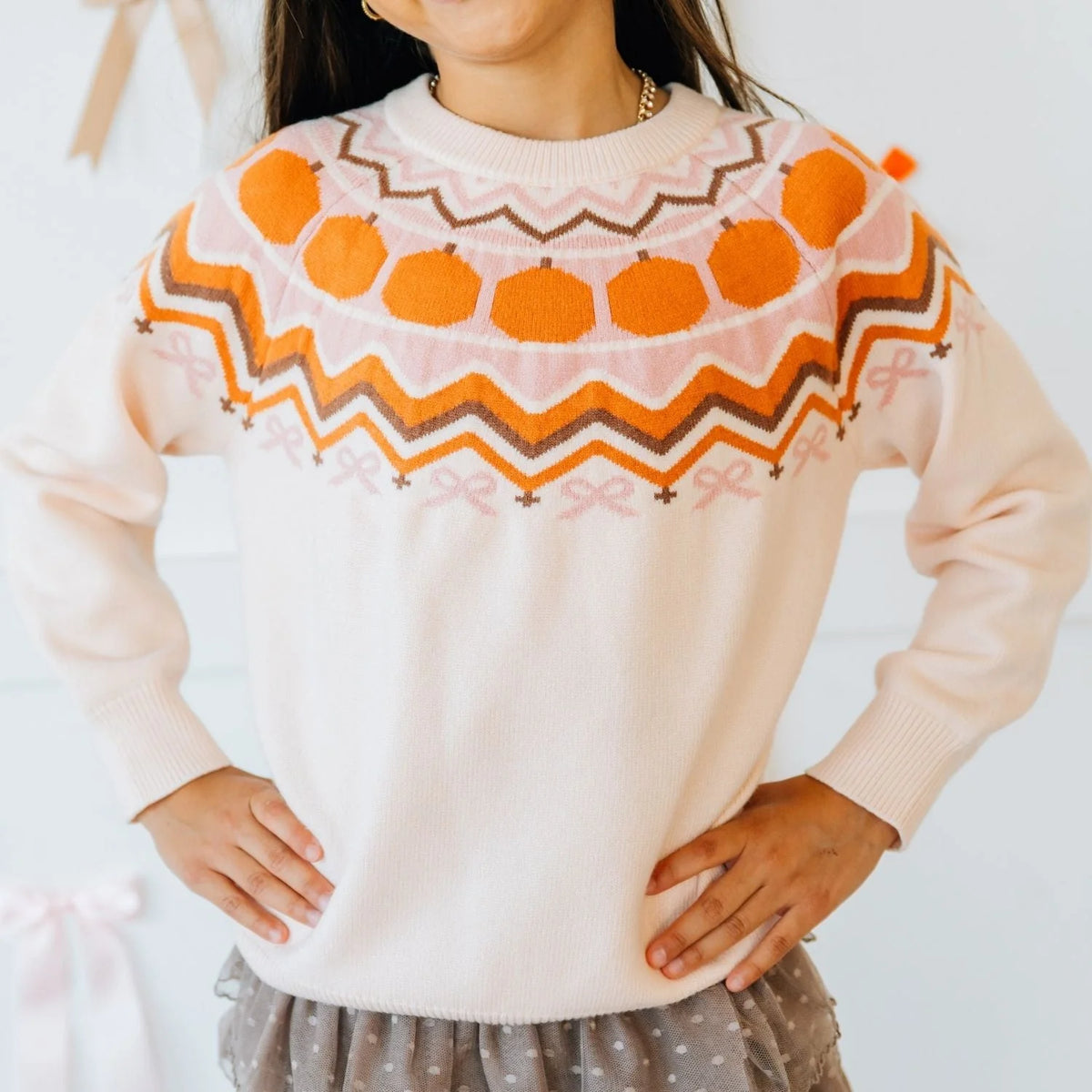 Fair Isle Sweater | Pumpkin