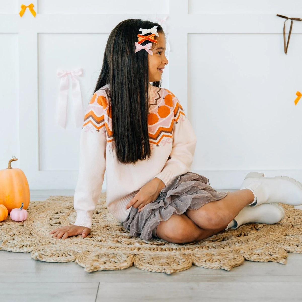 Fair Isle Sweater | Pumpkin