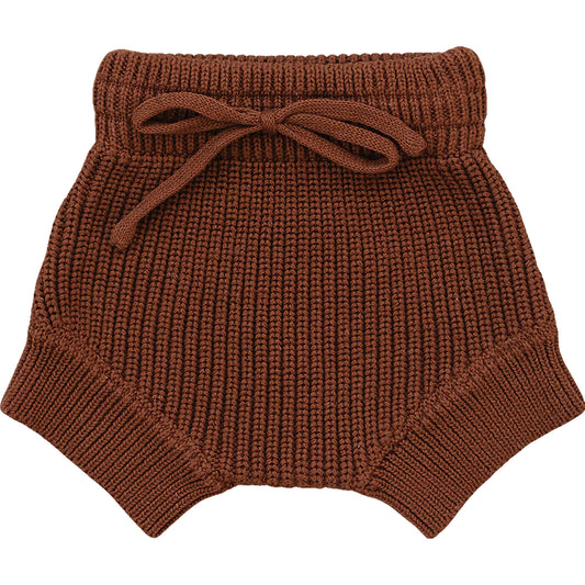 Knit Bloomers I Dark Rust