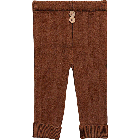 Knit Leggings I Dark Rust