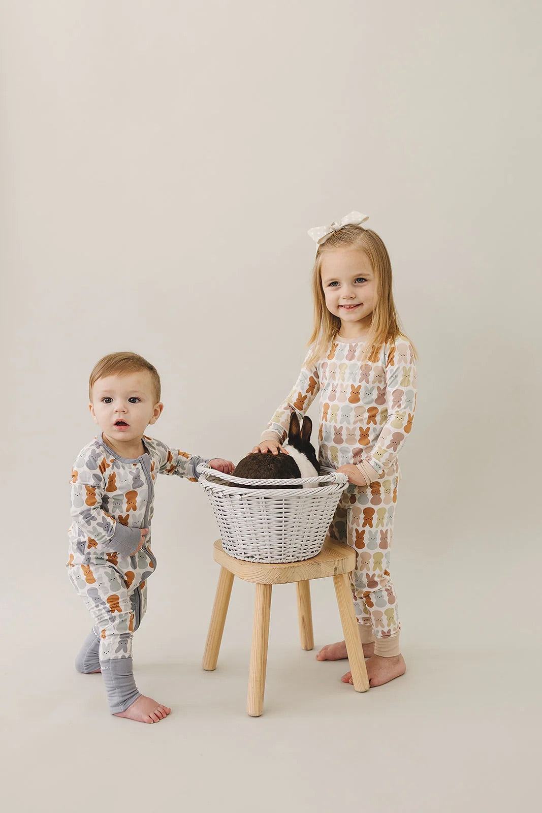 Two-Piece Cozy Set I Blush Bunny