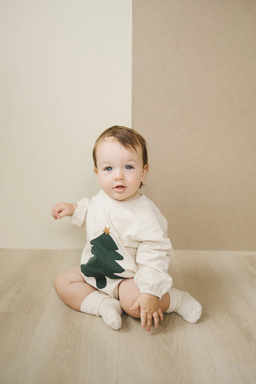 Christmas Tree Bubble Romper