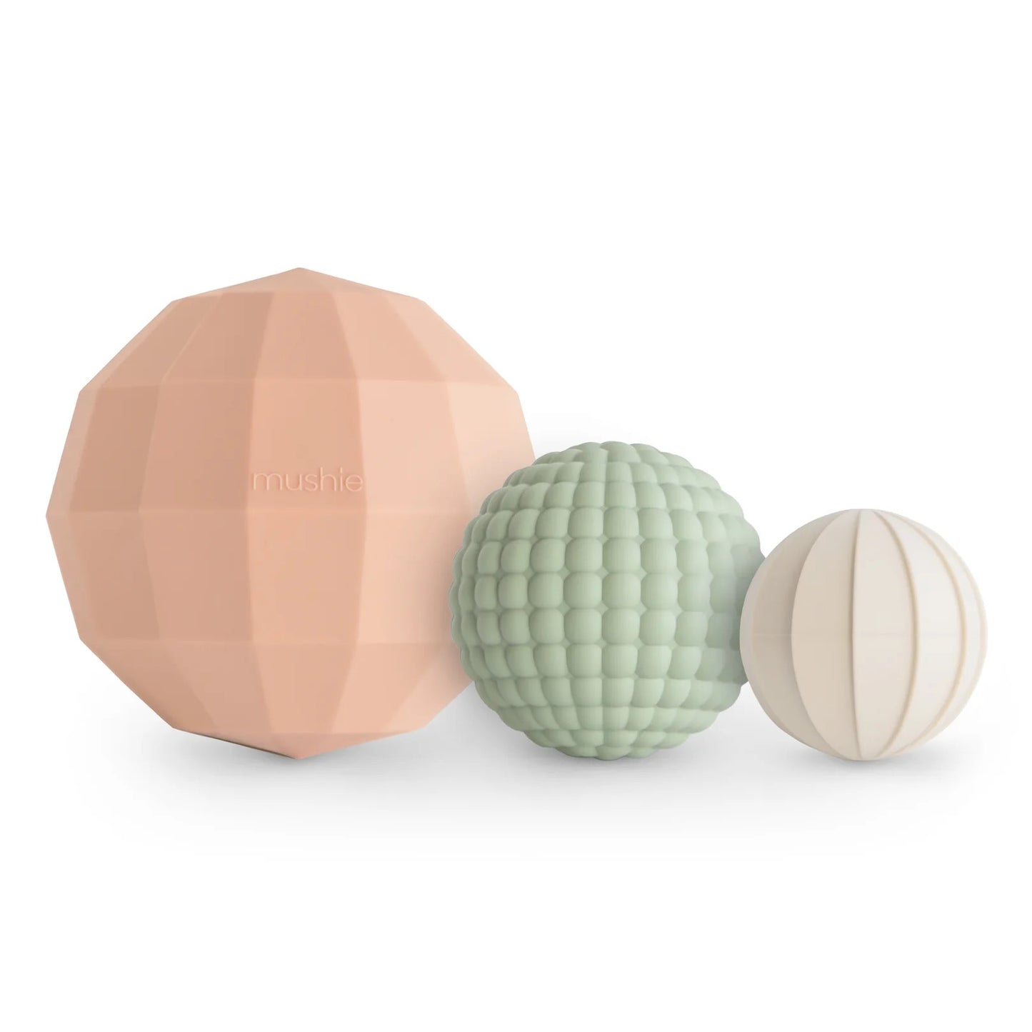 Nesting Spheres Sensory Toy I Blush